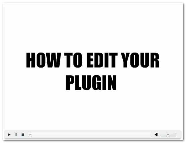 HOW TO CUSTOMIZE THE PLUGIN CLICK HERE TO WATCH THIS MOVIE